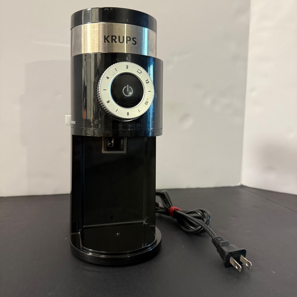 Krups GX5000 Burr Coffee Grinder Motor Base Only OEM Tested Black